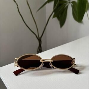 Vintage classic metal sunglasses women